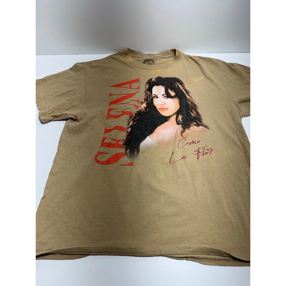 Official Selena Merchandise Tan Como La Flor T-Shirt Sz L Pop Art Culture - Picture 8 of 9